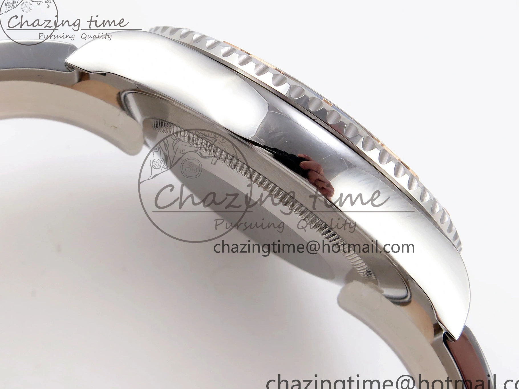 0413 UrbanChic Yacht-Master 126621 SS RG 904L Steel VSF 1:1 Best Edition Black Dial on SS RG Bracelet VS 1860